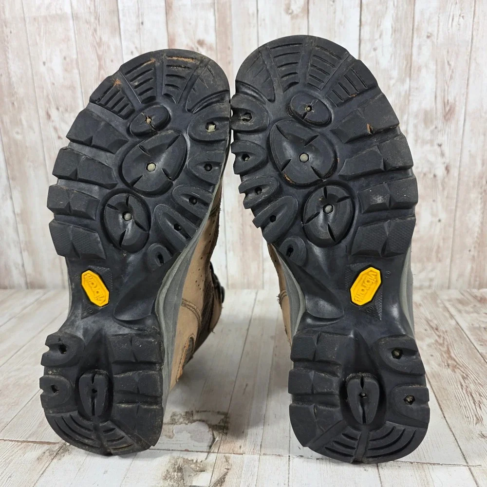 Vasque 7466 Breeze GTX Hiking Boots Mens 9W Brown Leather GORE-TEX Vibram Sole